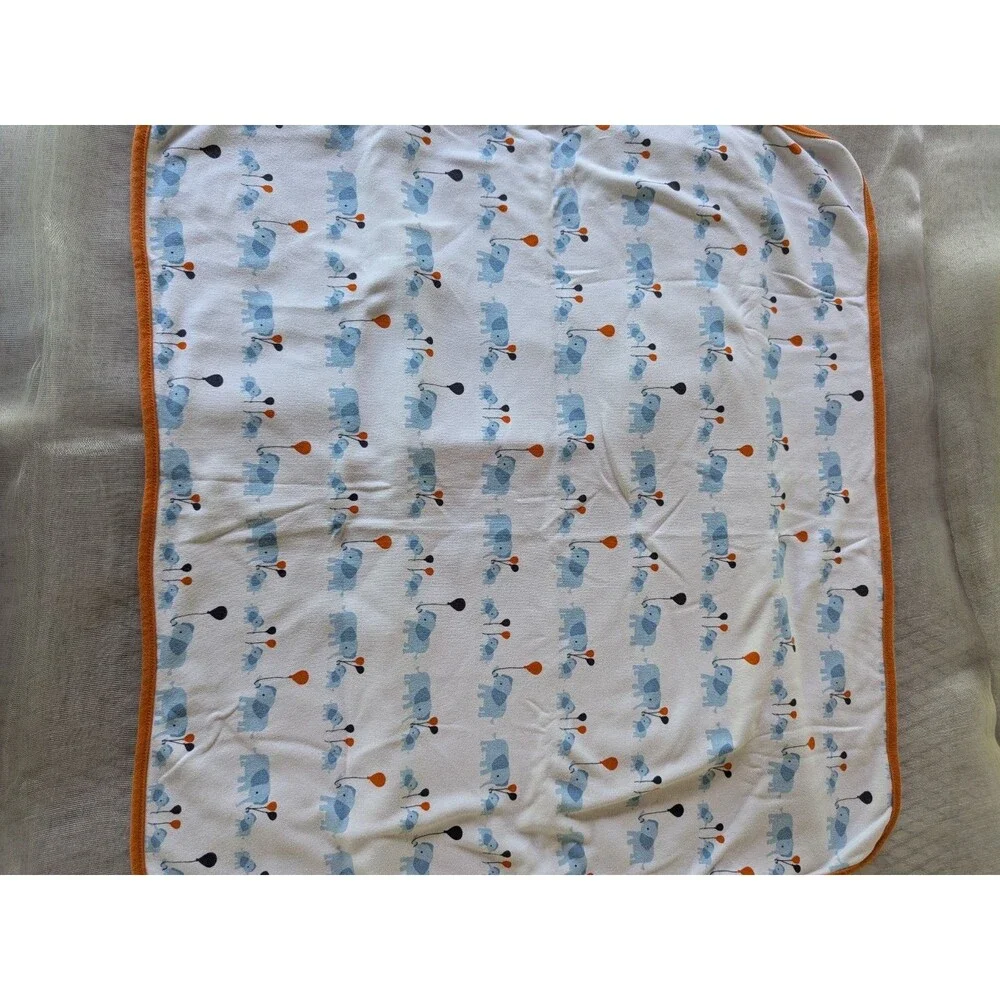 Gymboree 2013 Little Peanut Navy Blue Elephant Blanket Layette Baby Boys Balloon